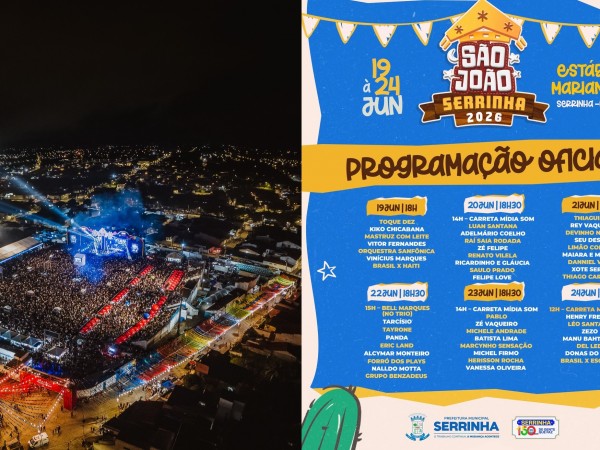 São João de Serrinha 2026 acontece de 19 a 24 de junho e promete mais uma edição histórica